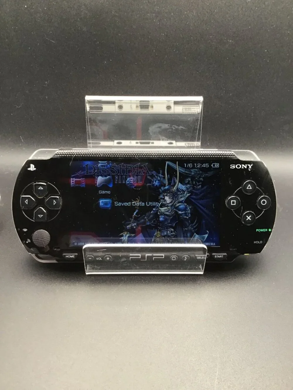 Sony PSP-1000 Piano Black Console New Charger New Battery Cover Region Free US